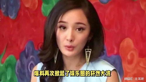 杨幂汪峰最新爆料,揭秘娱乐圈背后的惊人真相